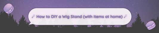 ☄ How to DIY a Wig Stand (with items at home) ☄