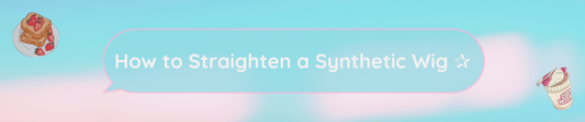 How to Straighten a Synthetic Wig ✰