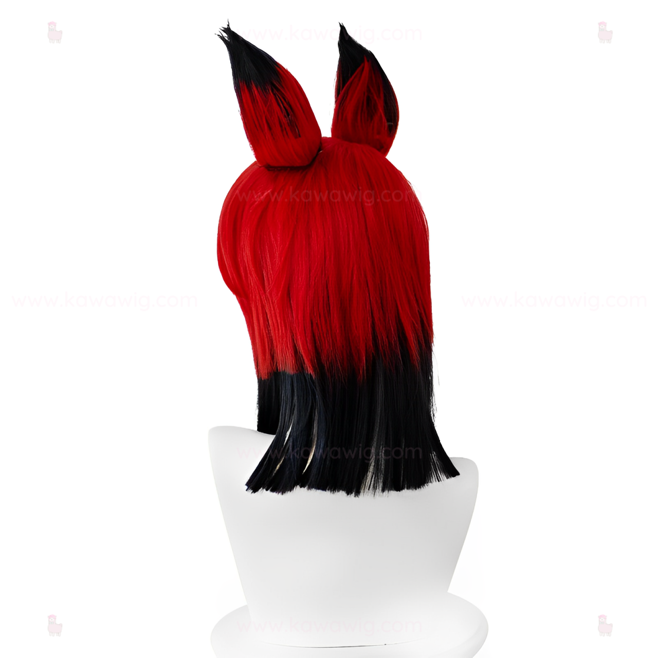 Double Trouble Collection - The Radio Demon Red & Black Wig