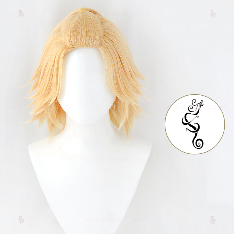 Spicy Short Collection - Revengers of Tokyo Mikey Blonde/Black Wig