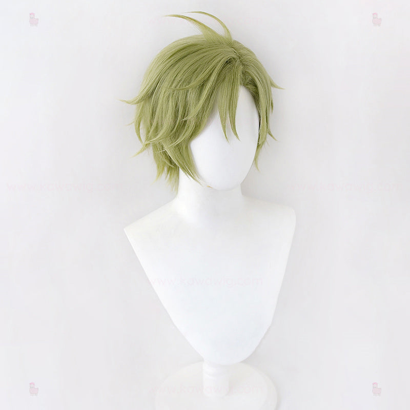 Spicy Short Collection - Carnival Friendly Priest Green Wig