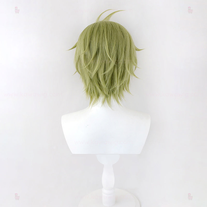 Spicy Short Collection - Carnival Friendly Priest Green Wig