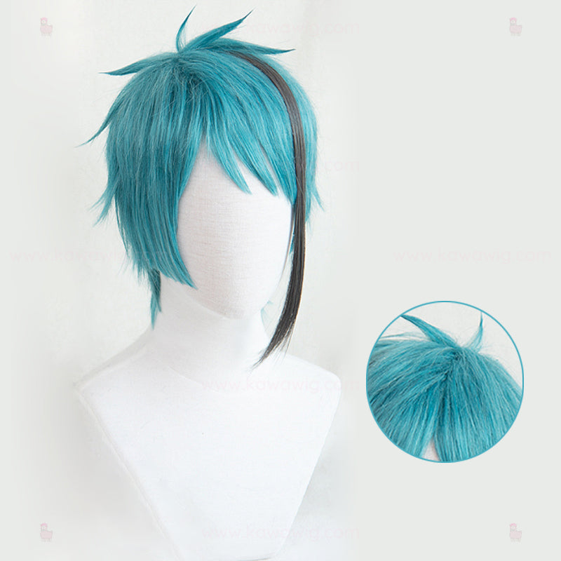Double Trouble Collection - Wonderland Twin Heart Eels Blue Wig