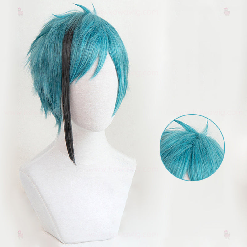 Double Trouble Collection - Wonderland Twin Heart Eels Blue Wig