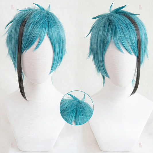 Double Trouble Collection - Wonderland Twin Heart Eels Blue Wig