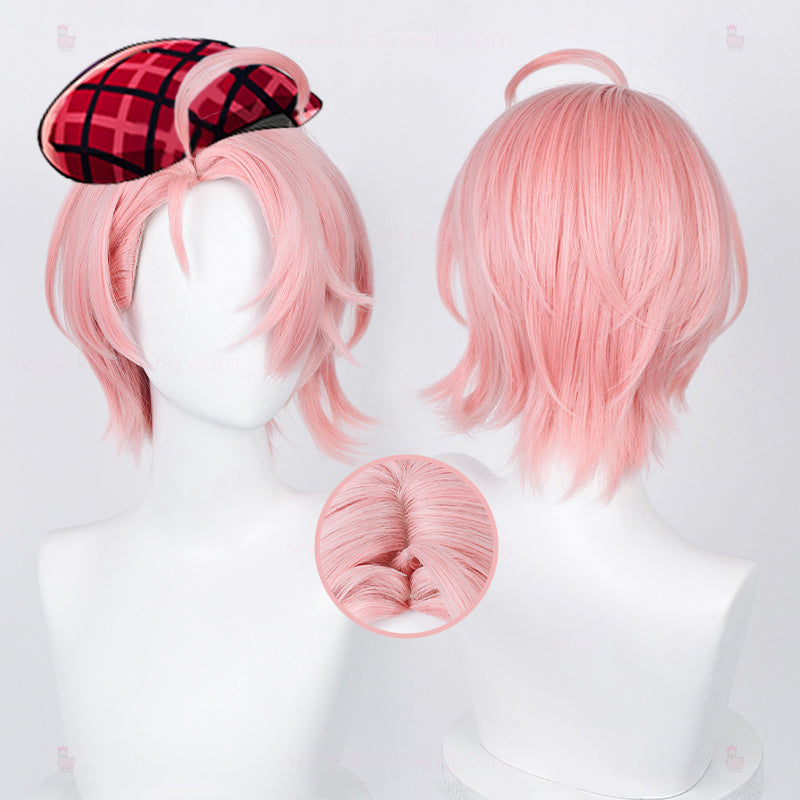 Spicy Short Collection - Carnival Vampire Familiar Pink Wig