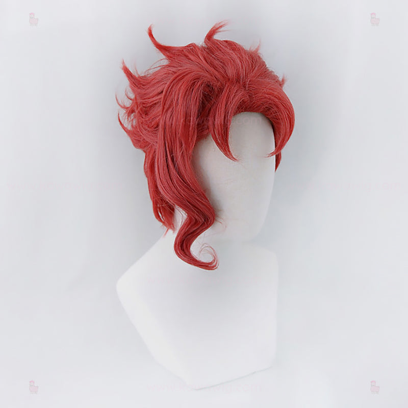 Spicy Short Collection - Emerald Stand Fighter Red Wig