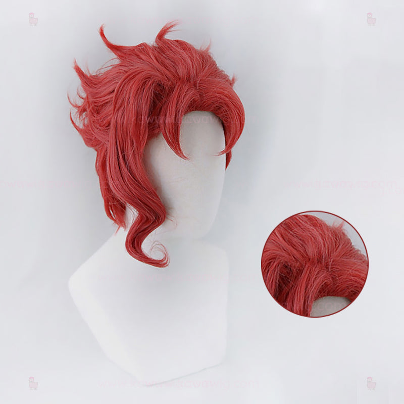 Spicy Short Collection - Emerald Stand Fighter Red Wig