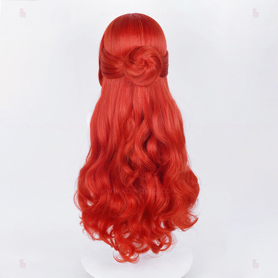 B-B Collection - Fire Red Adventurous Scientist Wig