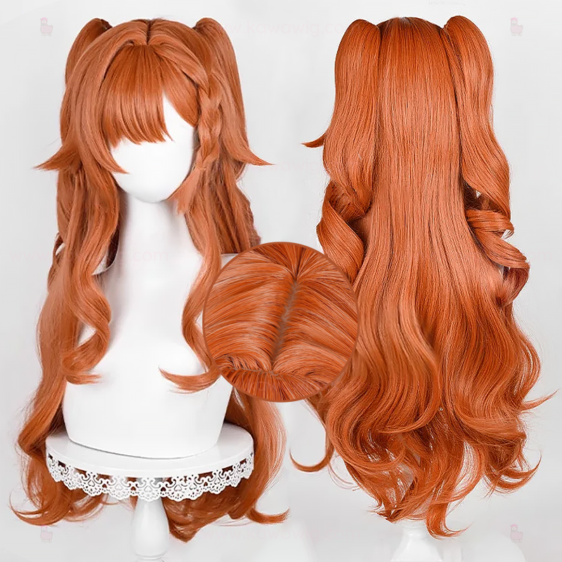 B-B Collection - Reverse 1999 Top Class Student Orange Wig