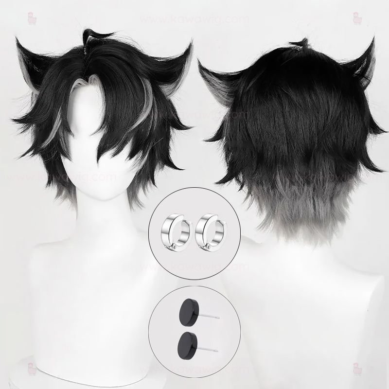 Double Trouble Collection - Cyro Administrator Ruler Black Wig
