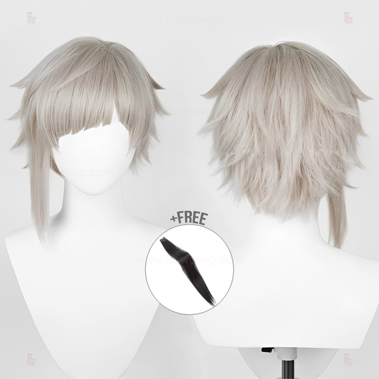 Spicy Short Collection - Moonlight Armed Detective Grey Wig
