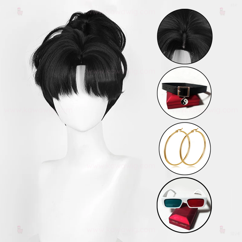 Special Recipes Collection - Reverse 1999 Neo-Science Exorcist Black Wig