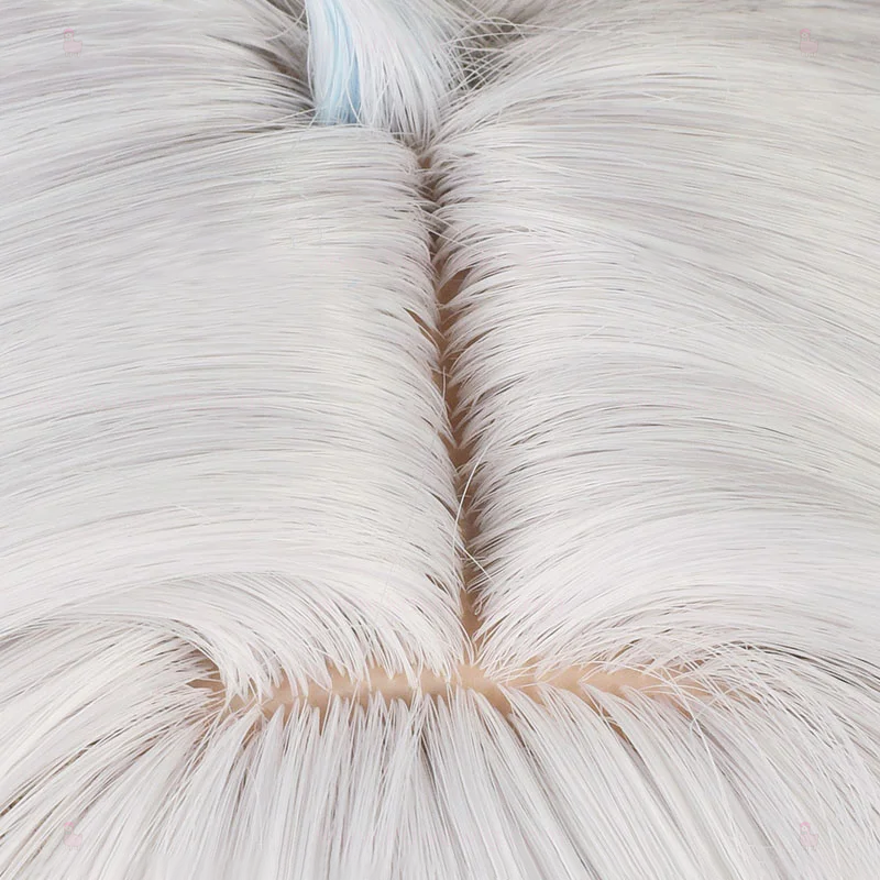 Double Trouble Collection - Hydro God of Justice White Blue Wig
