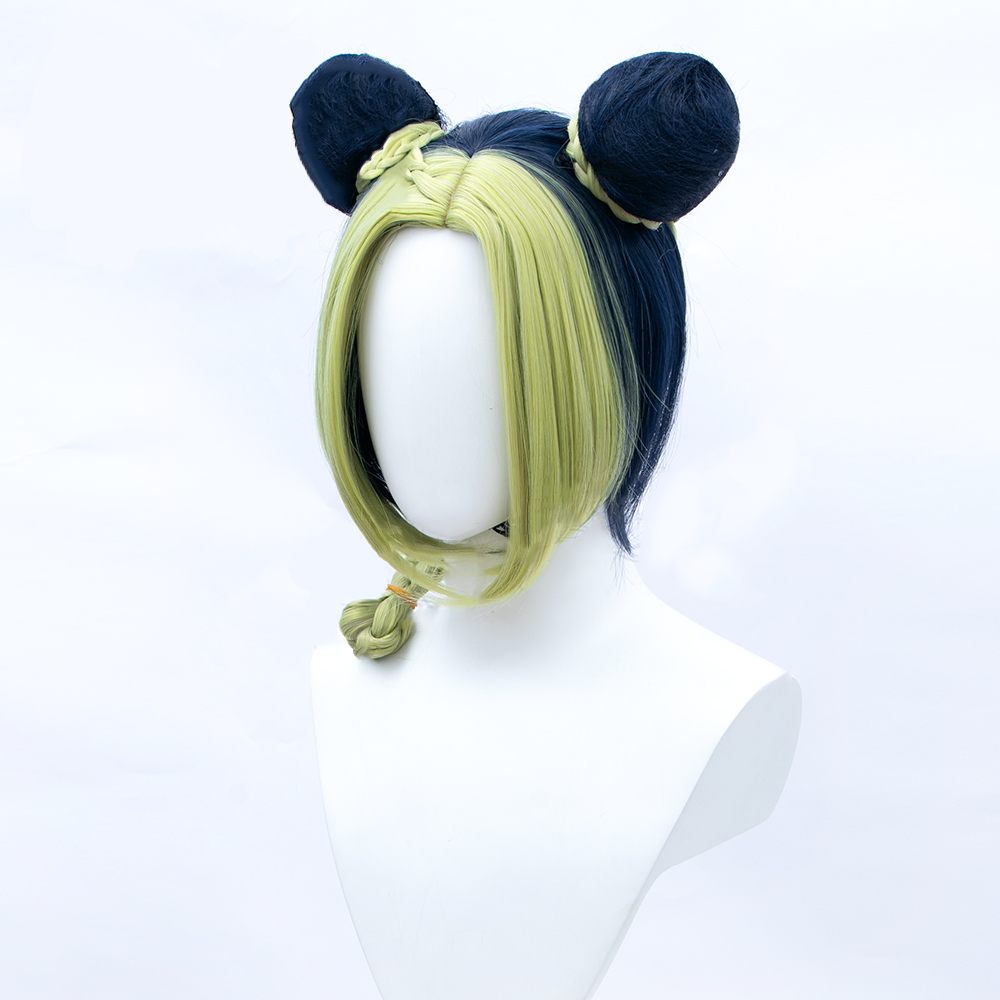 Special Recipes Collection - Bizarre Adventure Dark Blue Cyan Wig