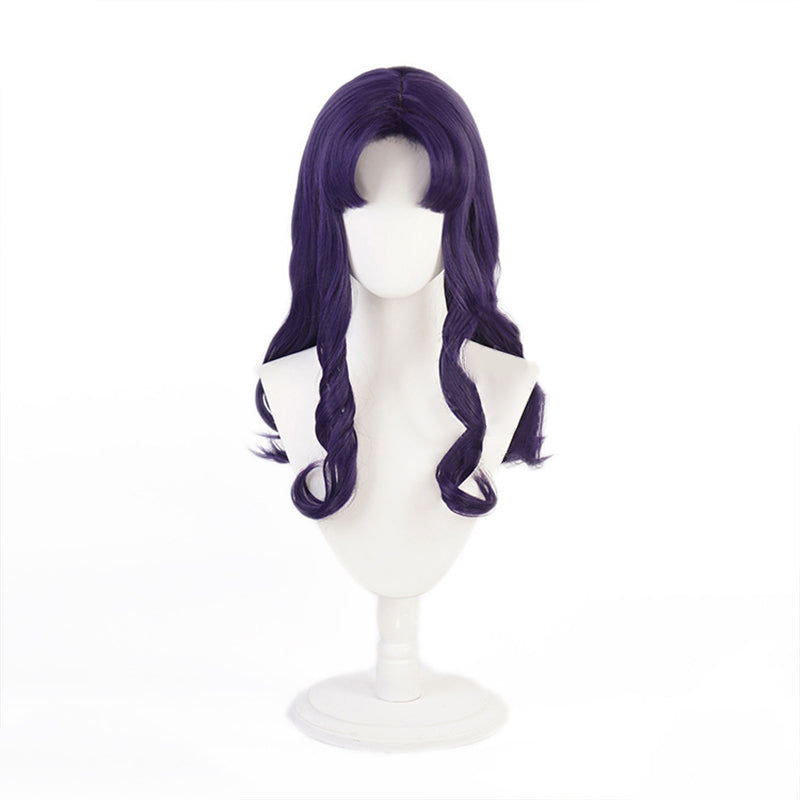 Dream Curly Collection - EVA Purple Wavy Long Wig
