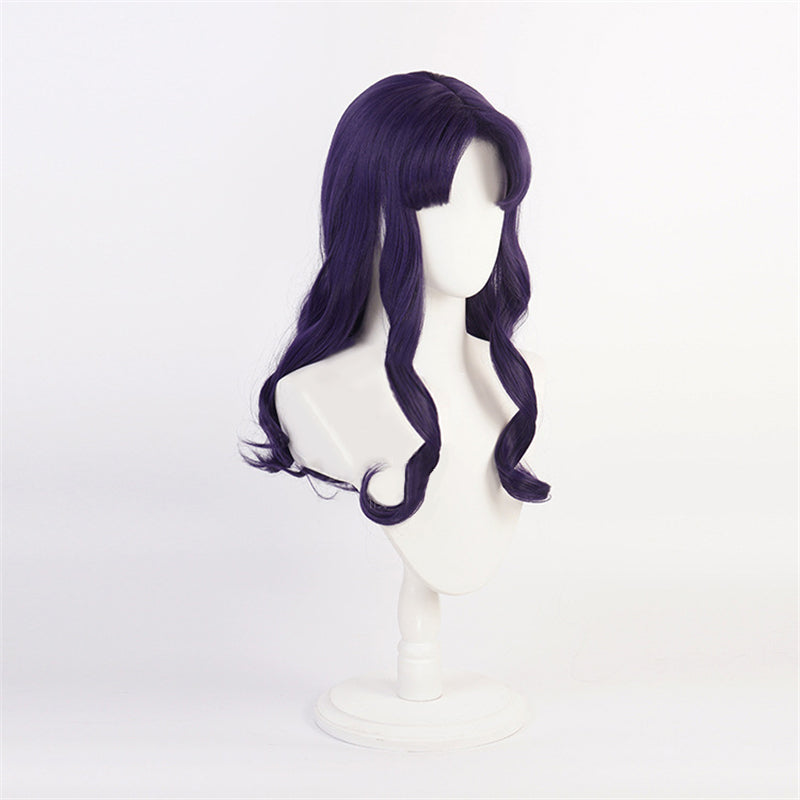 Dream Curly Collection - EVA Purple Wavy Long Wig