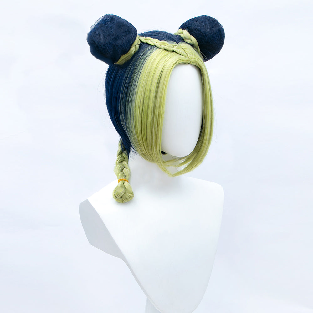 Special Recipes Collection - Bizarre Adventure Dark Blue Cyan Wig
