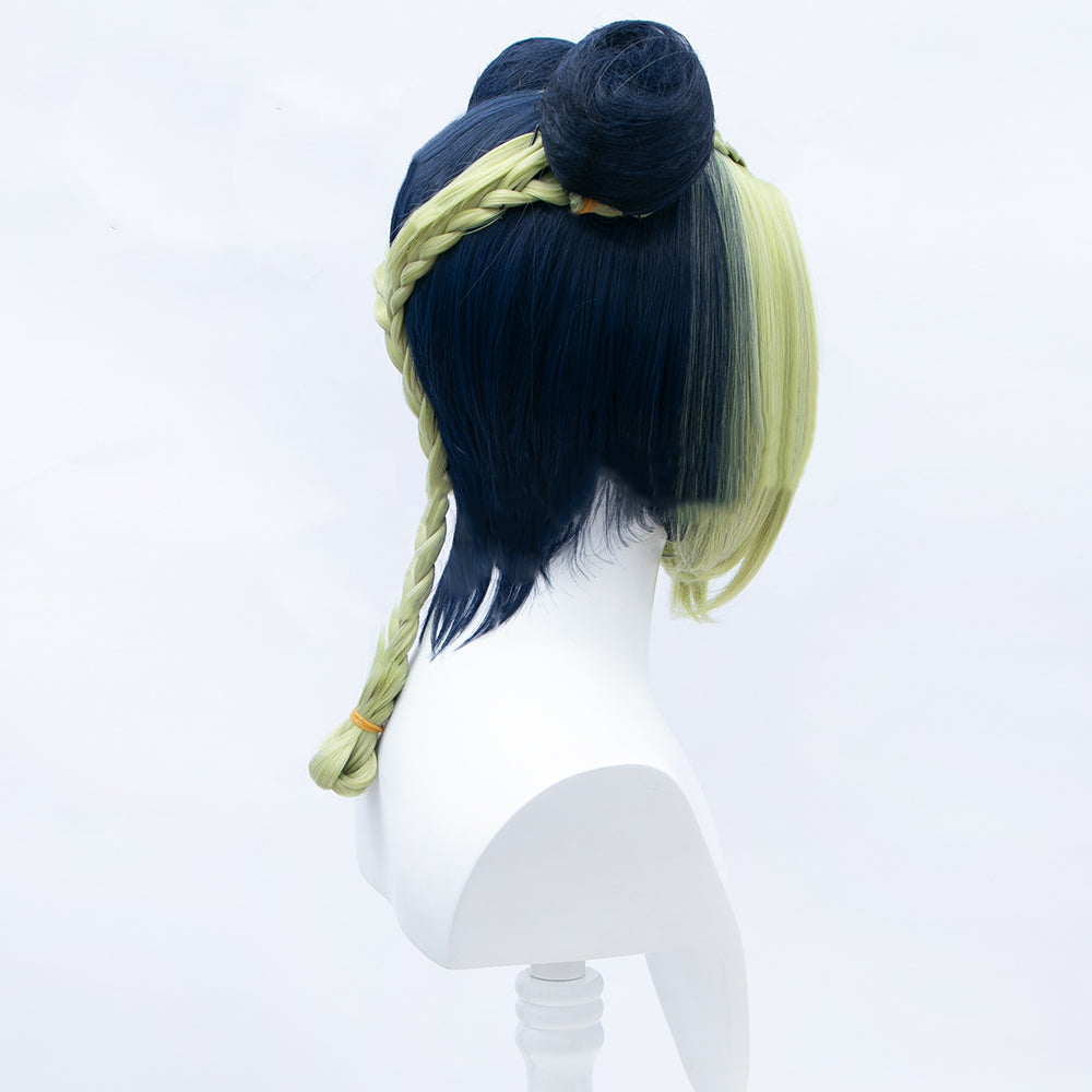 Special Recipes Collection - Bizarre Adventure Dark Blue Cyan Wig