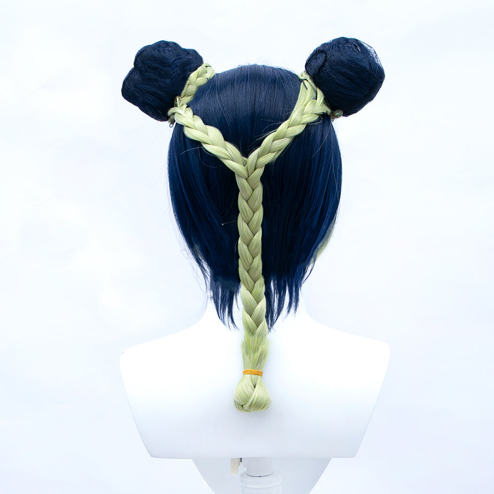 Special Recipes Collection - Bizarre Adventure Dark Blue Cyan Wig