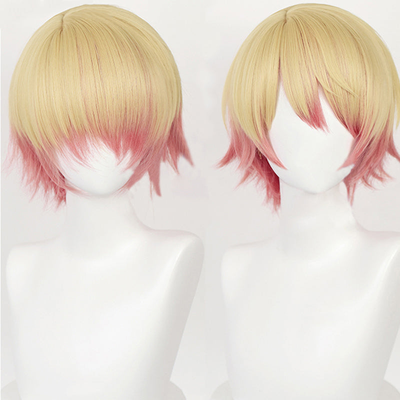 Spicy Short Collection - Wonderland Singer Blonde & Pink Wig