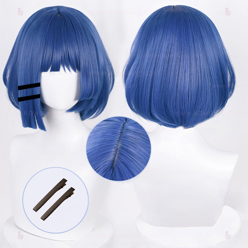 Spicy Short Collection - Blue Bassist Rocker Wig