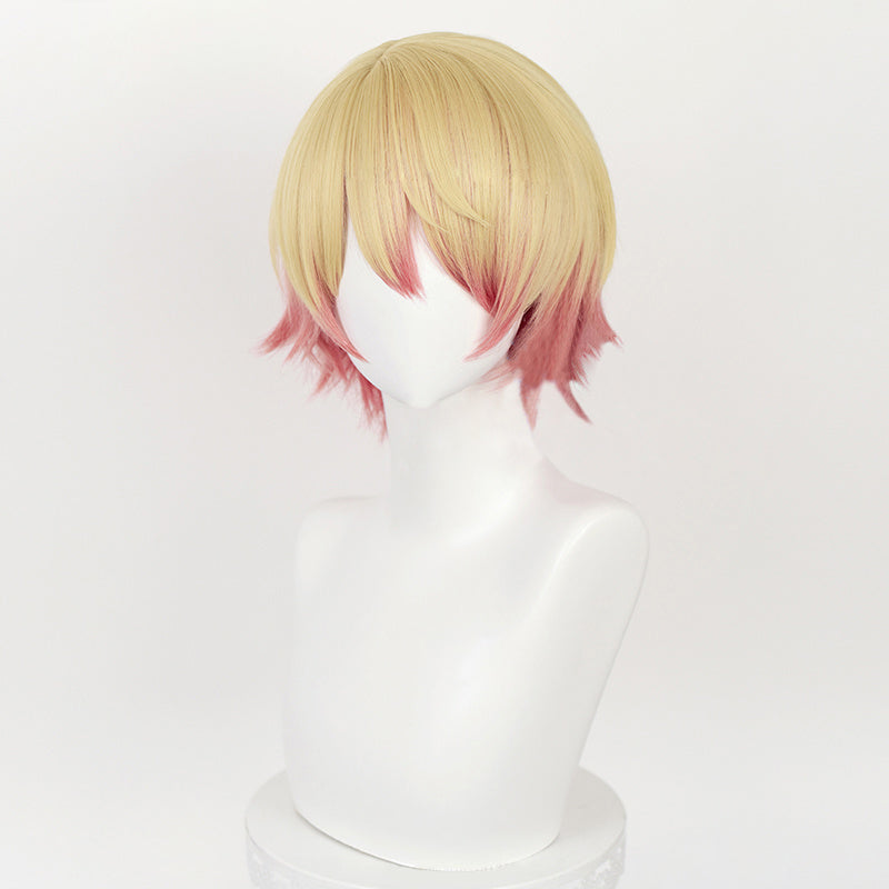 Spicy Short Collection - Wonderland Singer Blonde & Pink Wig