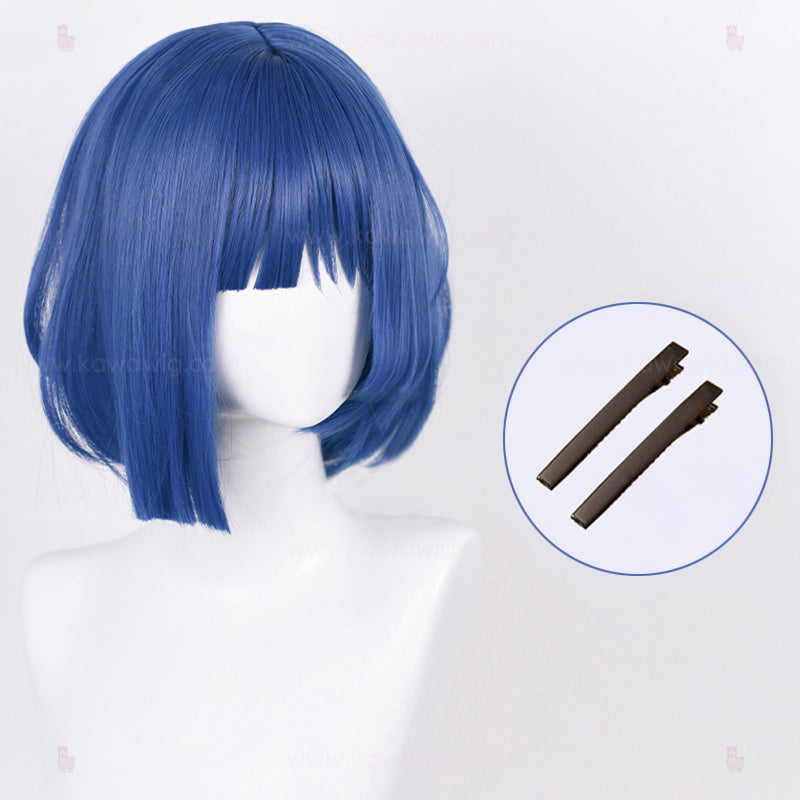 Spicy Short Collection - Blue Bassist Rocker Wig