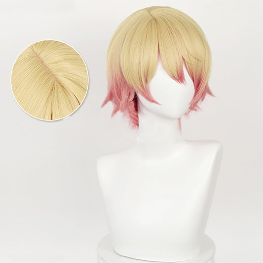 Spicy Short Collection - Wonderland Singer Blonde & Pink Wig