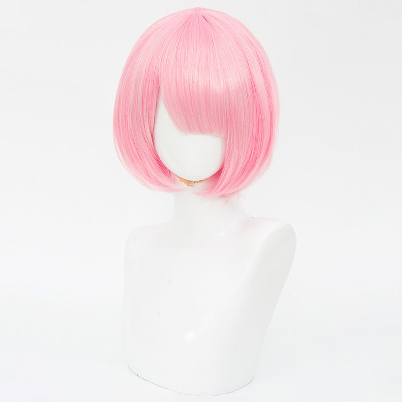 Spicy Short Collection - Double Maid Pink & Blue Wig