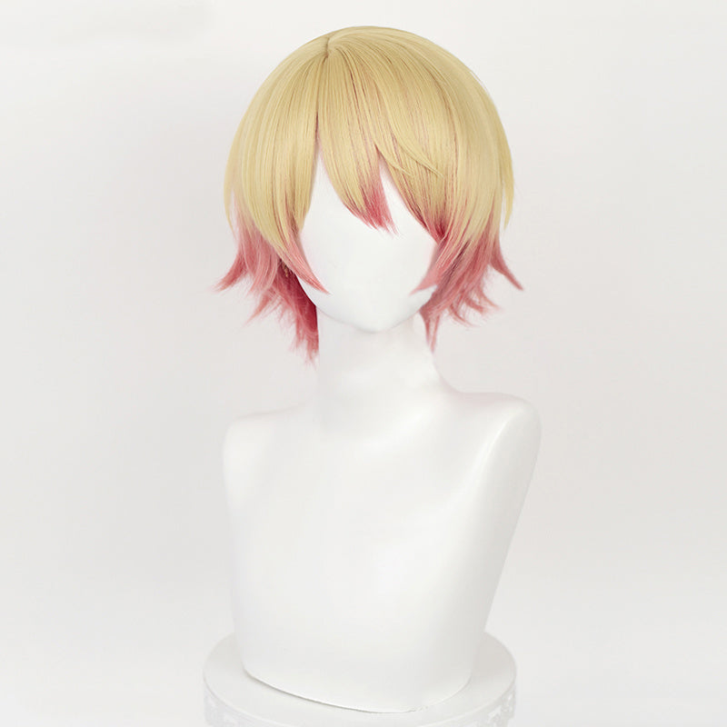 Spicy Short Collection - Wonderland Singer Blonde & Pink Wig