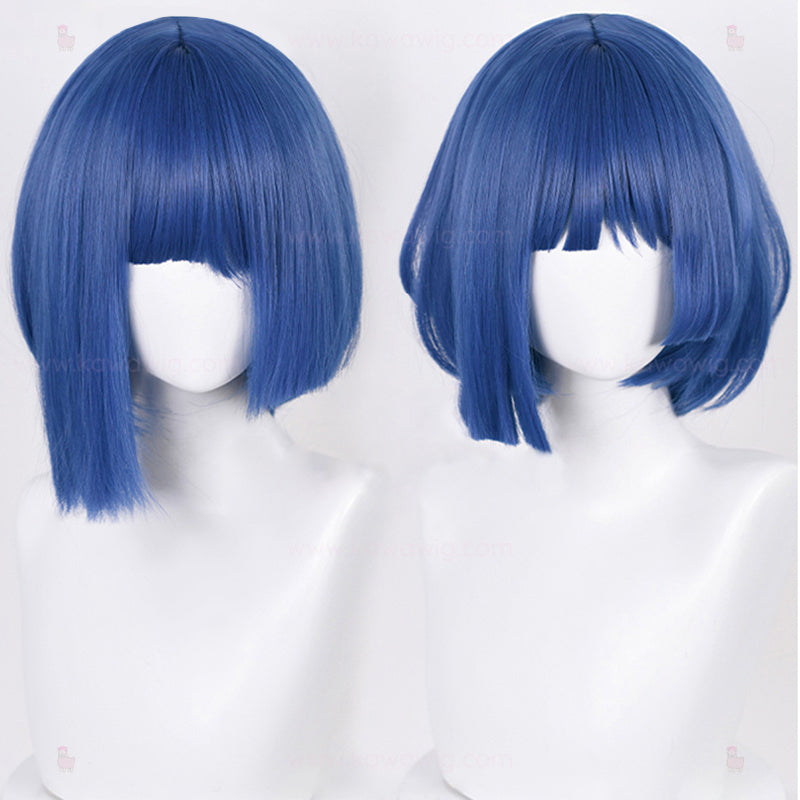 Spicy Short Collection - Blue Bassist Rocker Wig