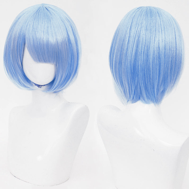 Spicy Short Collection - Double Maid Pink & Blue Wig