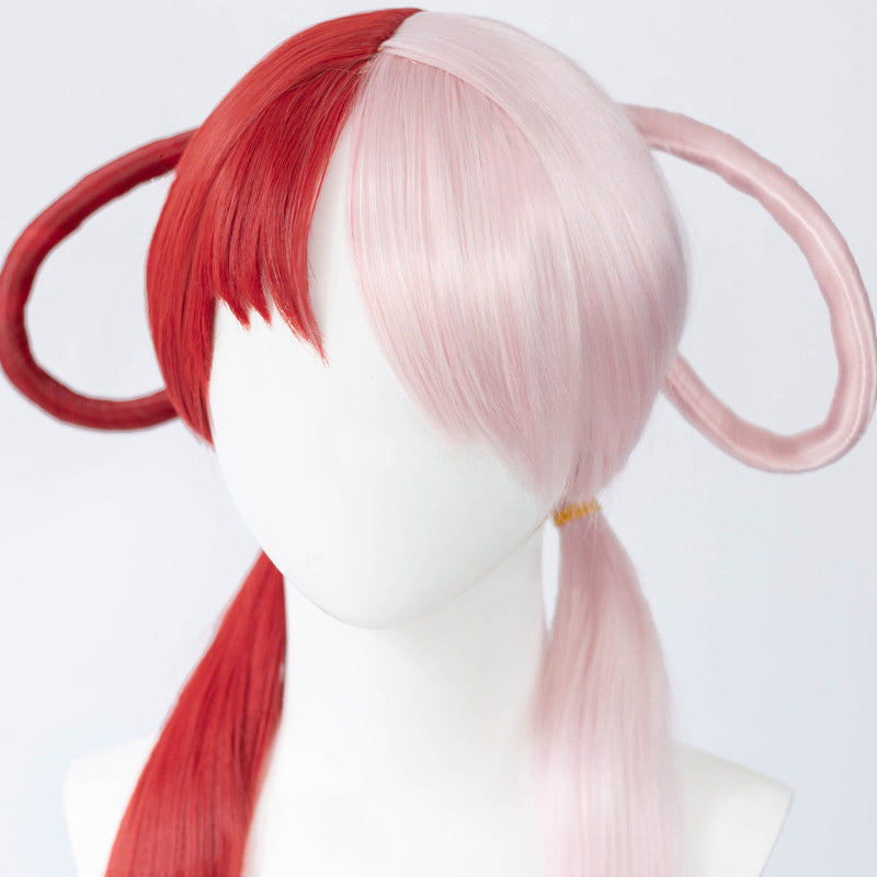 Double Trouble Collection - Red & White Diva Singer Wig