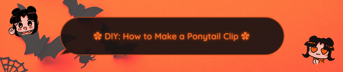 ✿ DIY: How to Make a Ponytail Clip ✿