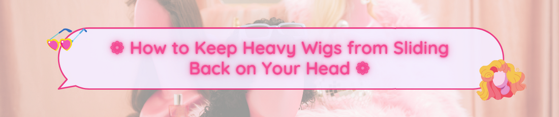 ❁ How to Keep Heavy Wigs from Sliding Back on Your Head ❁