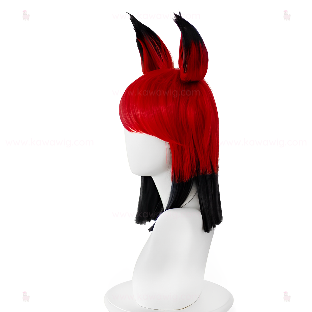 Double Trouble Collection - The Radio Demon Red & Black Wig