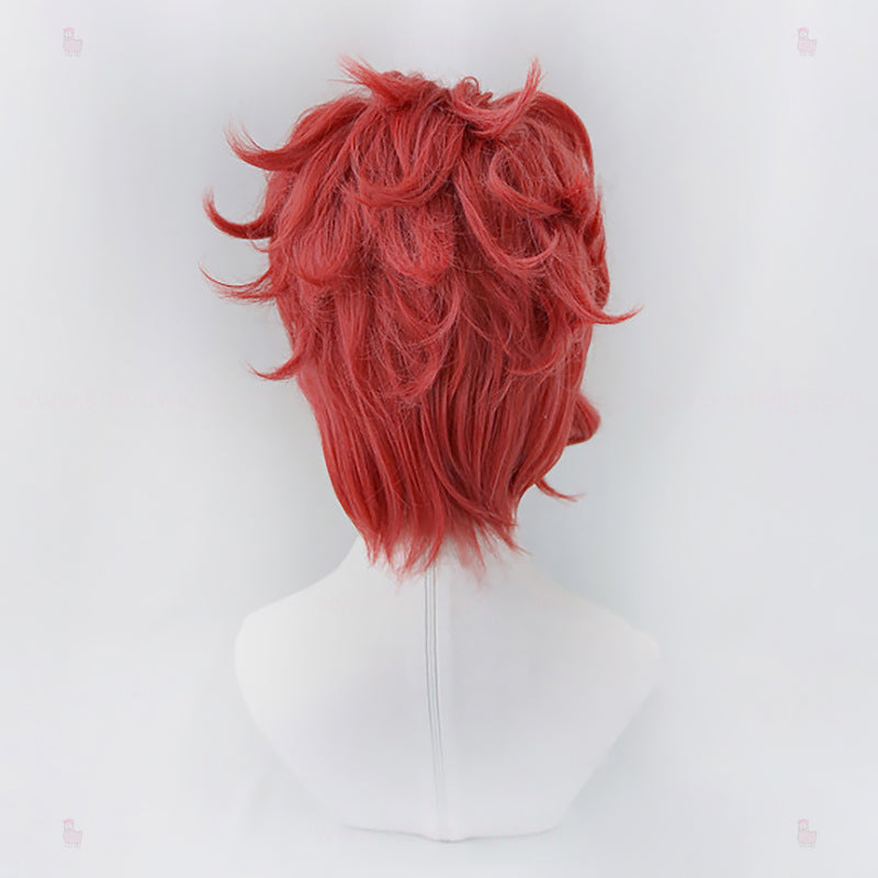 Spicy Short Collection - Emerald Stand Fighter Red Wig