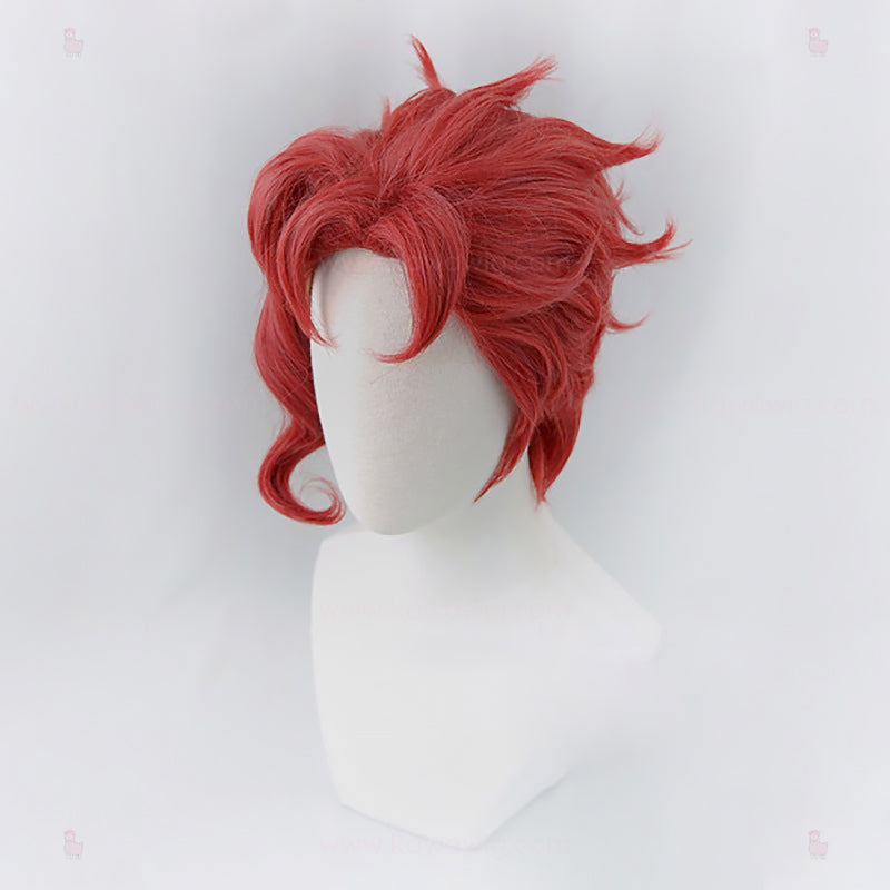 Spicy Short Collection - Emerald Stand Fighter Red Wig