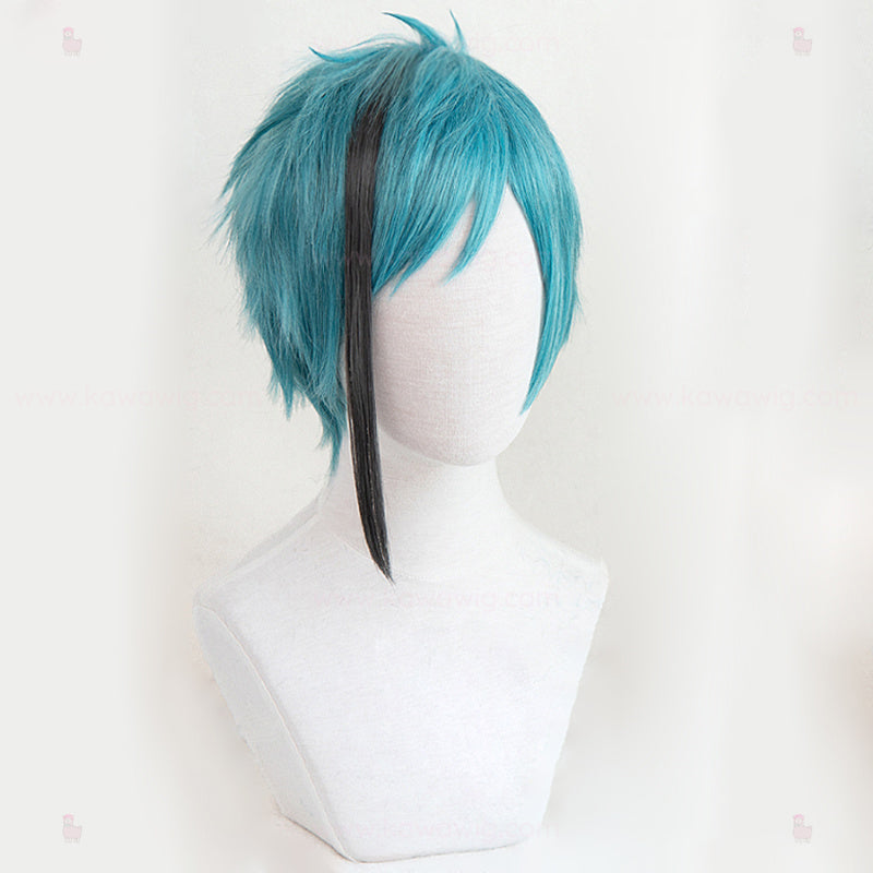 Double Trouble Collection - Wonderland Twin Heart Eels Blue Wig