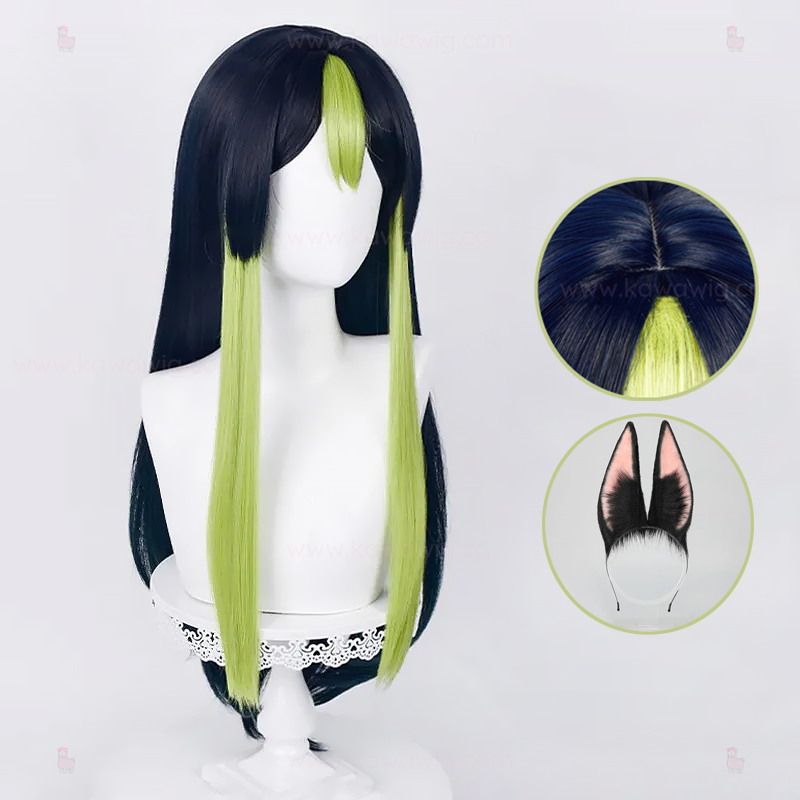Double Trouble Collection - Dendro Forest Watcher Female Wig