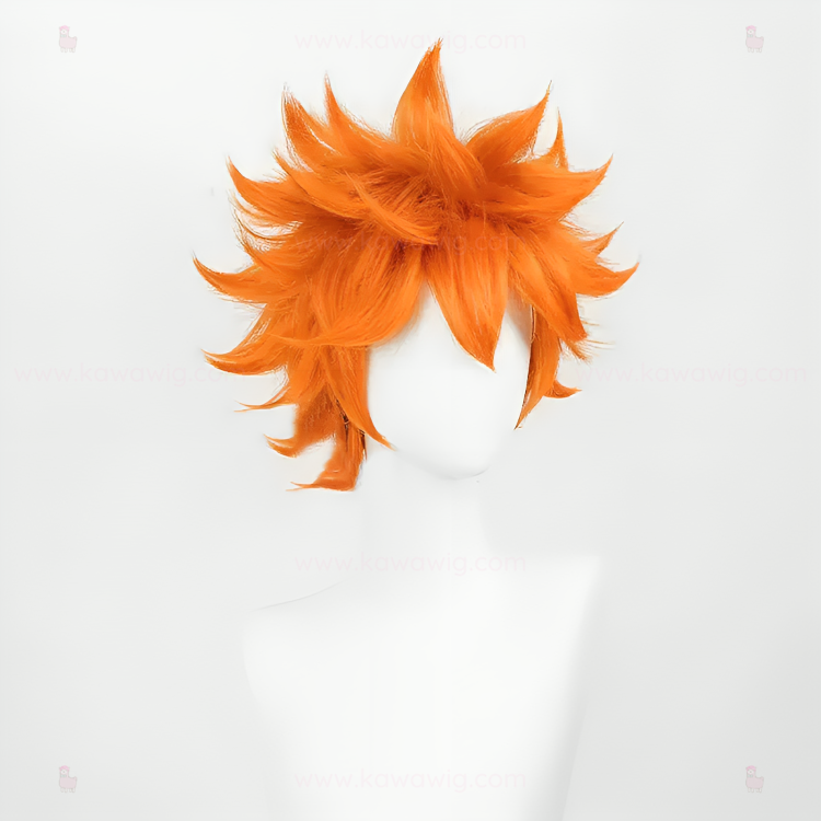 Spicy Short Collection - The Strongest Player Orange Wig