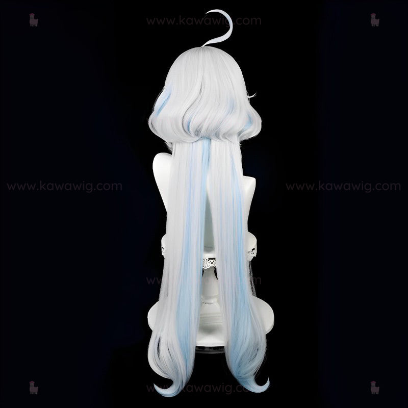 Double Trouble Collection - Hydro God of Justice White Blue Wig
