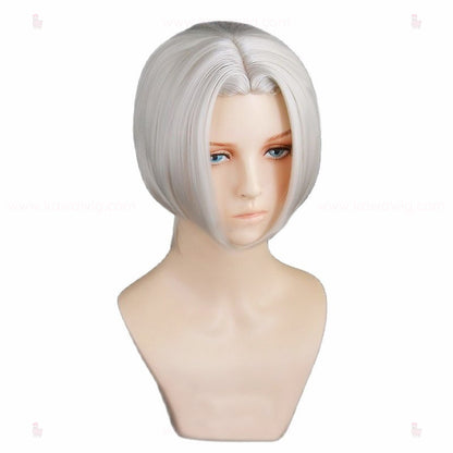 Spicy Short Collection - Revengers of Tokyo Boss White & Silver Wig