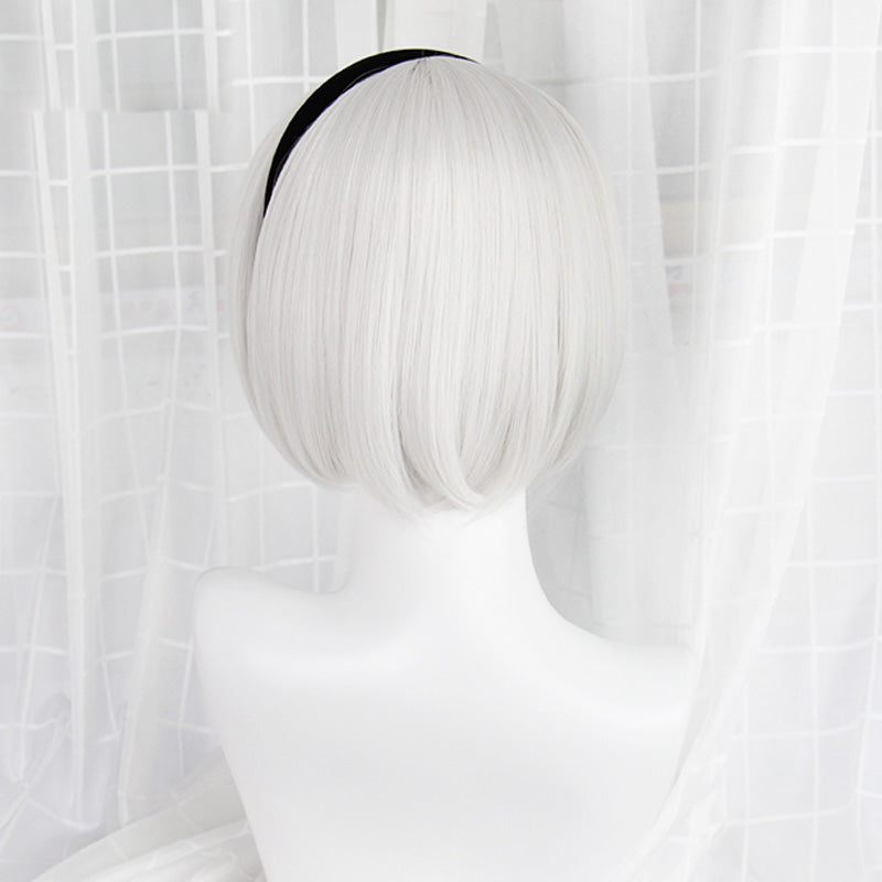 Spicy Short Collection - Android B2 White Wig