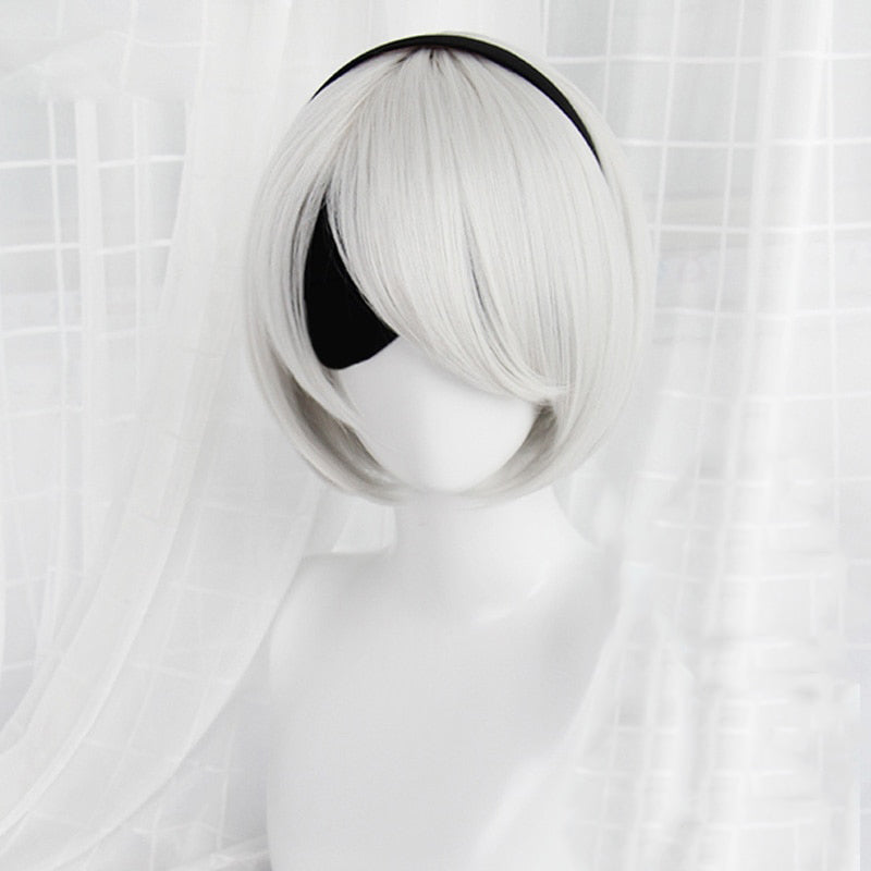 Spicy Short Collection - Android B2 White Wig