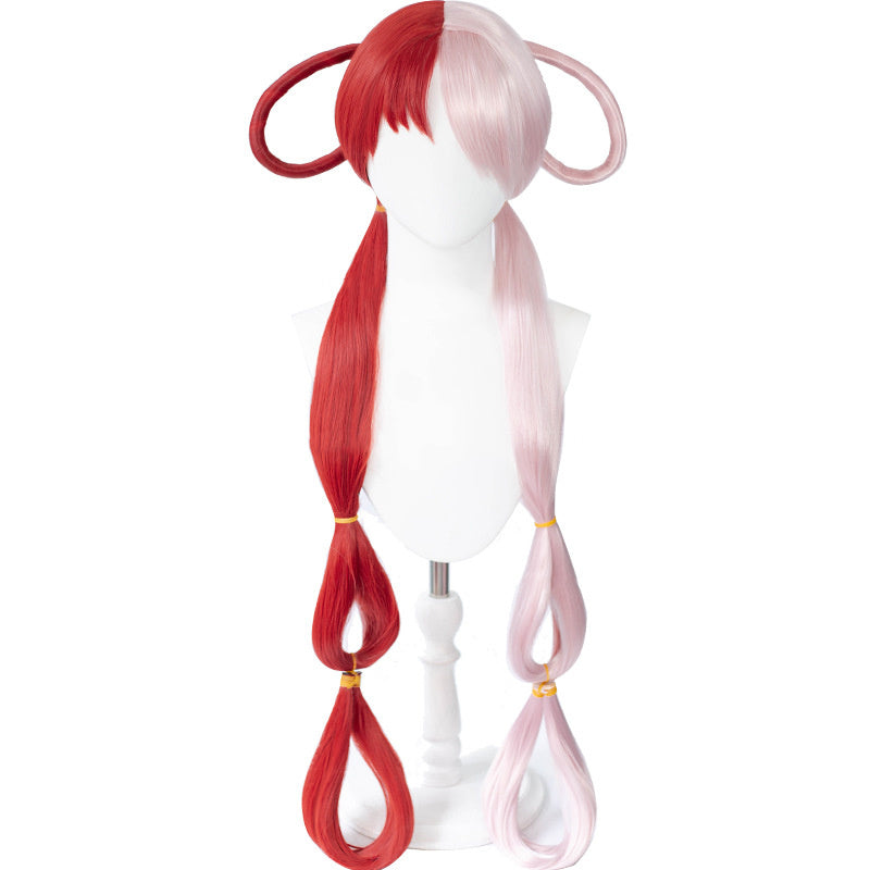 Double Trouble Collection - Red & White Diva Singer Wig
