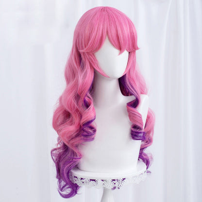 Double Trouble Collection - Blossom Pink Purple Kitty Wig
