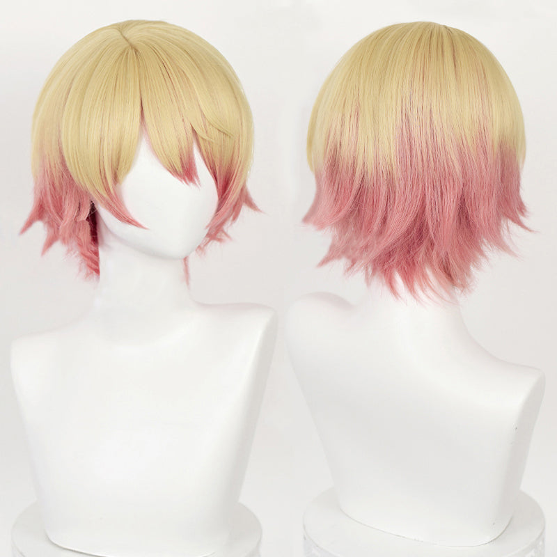 Spicy Short Collection - Wonderland Singer Blonde & Pink Wig