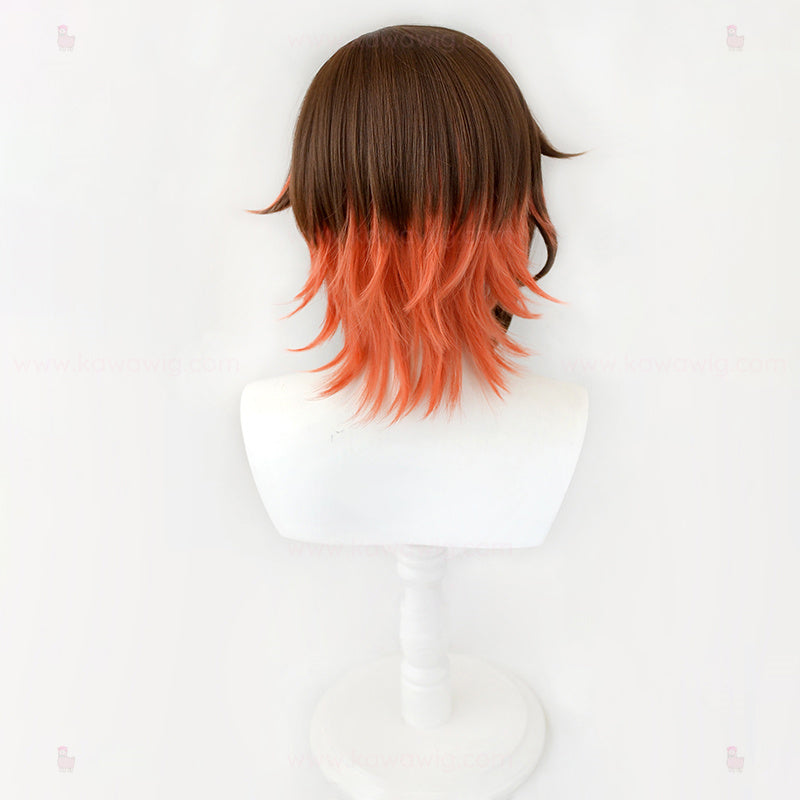 Double Trouble Collection - Carnival Serpent Spirit Brown & Orange Wig